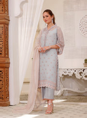 Embroidered Chiffon Salwar Kameez Pakistani Eid Dress