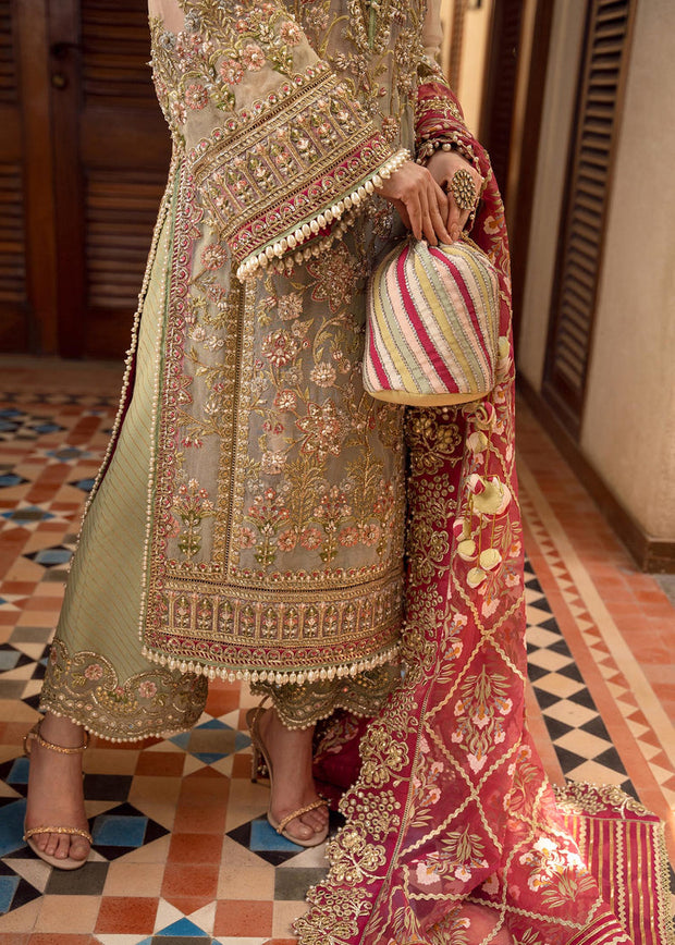 Embroidered Chiffon Salwar Kameez Pakistani Wedding Dress