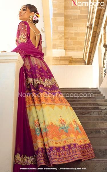 Embroidered Choli and Lehenga for Wedding Party