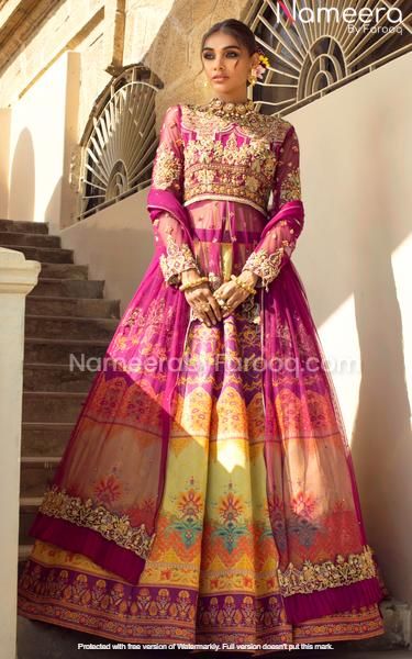 Embroidered Choli and Lehenga for Wedding Party