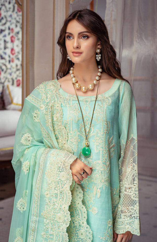 Embroidered Cotton Salwar Kameez Pakistani Party Dresses