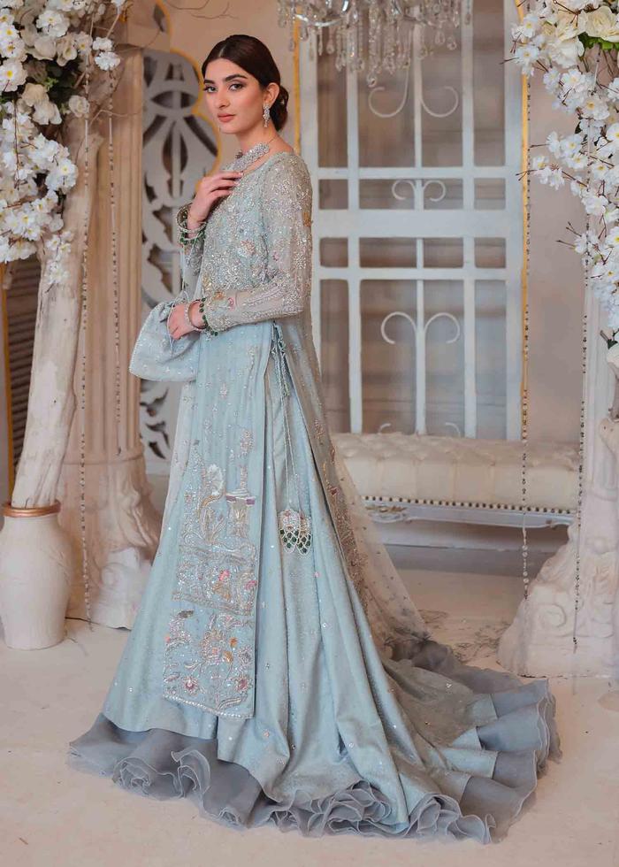 Embroidered Floral Lehngas Shirt