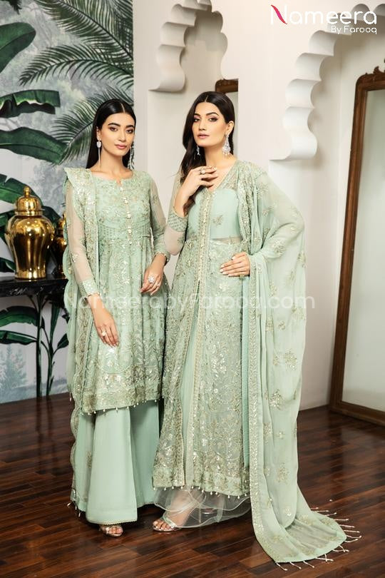 Embroidered Gown Dress
