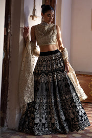 Embroidered Indian Royal Blue Lehenga Choli