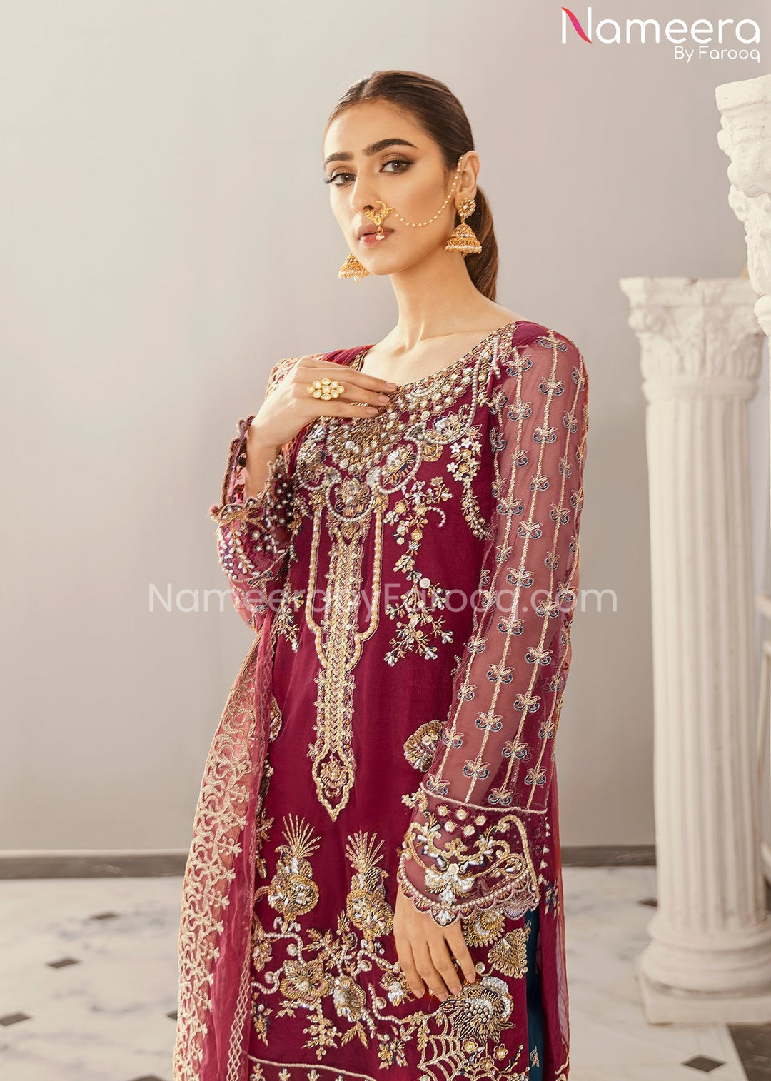 Embroidered Kameez
