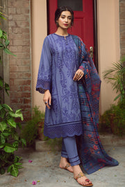 Embroidered Kameez Trouser Pakistani Lawn Dress for Eid Online