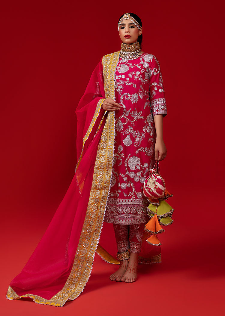 Embroidered Kameez Trouser Pakistani Wedding Dress