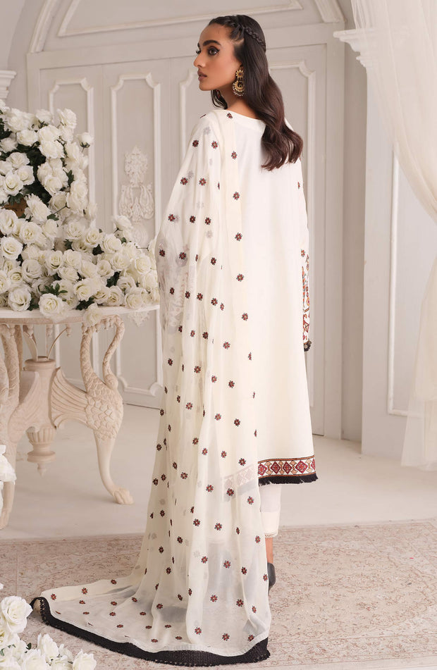 Embroidered Lawn Kameez Trouser Dupatta Pakistani Eid Dress