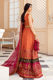 Embroidered Lehnga Choli for Wedding Party Backside Look