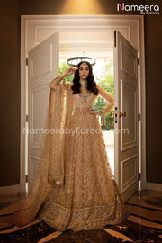 Embroidered Maxi Dress Pakistani for Party