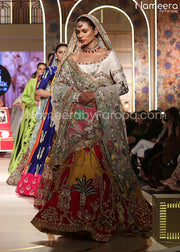 Embroidered Mustard Lehenga for Wedding Party 2021