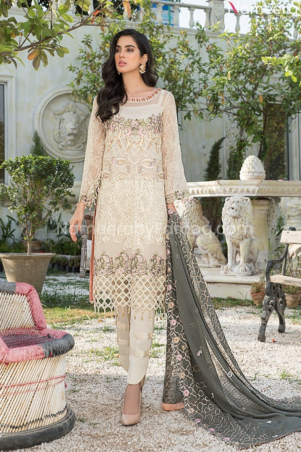 Off White Casual Wedding Dress 2021