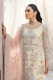 Embroidered Organza Salwar Kameez and Dupatta Pakistani Eid Dress