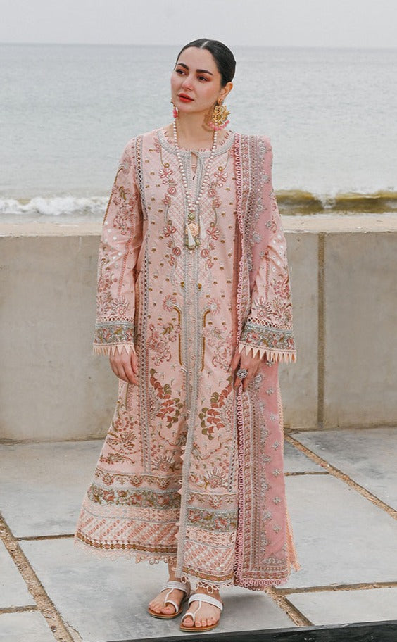 Embroidered Pakistani Dress in Kameez Trouser Style