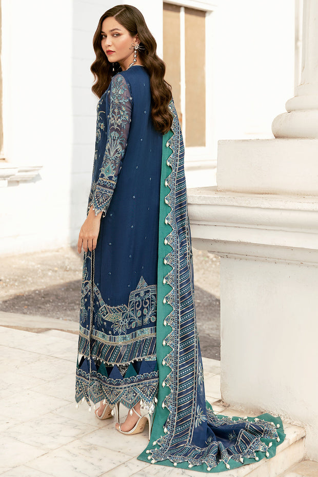 Embroidered Pakistani Dress with Long Kameez 2022