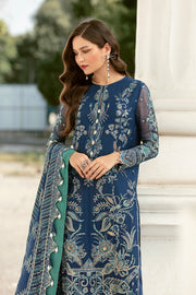 Embroidered Pakistani Dress with Long Kameez Online