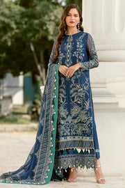 Embroidered Pakistani Dress with Long Kameez