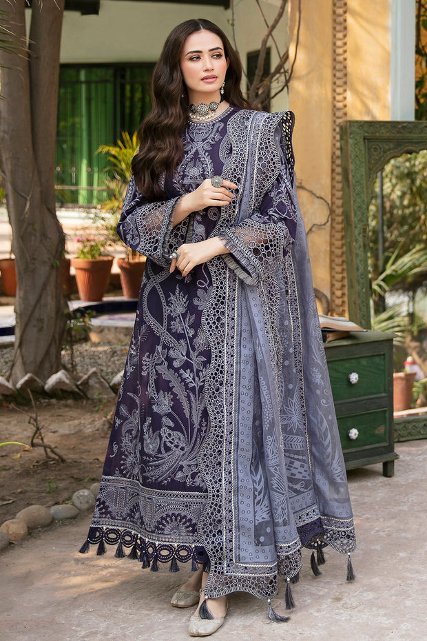 Embroidered Pakistani Eid Dress in Kameez Trouser Style