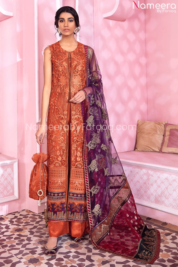 Pakistani Ladies Chiffon Dress 