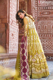 Embroidered Pakistani Wedding Wears in Maxi Style