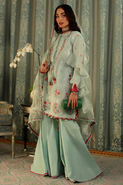 Embroidered Palazzo Kameez Pakistani Eid Dress on Lawn