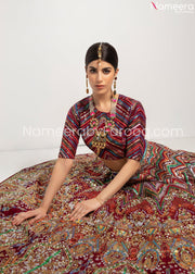 Embroidered Pink Lehenga Choli for Wedding Party