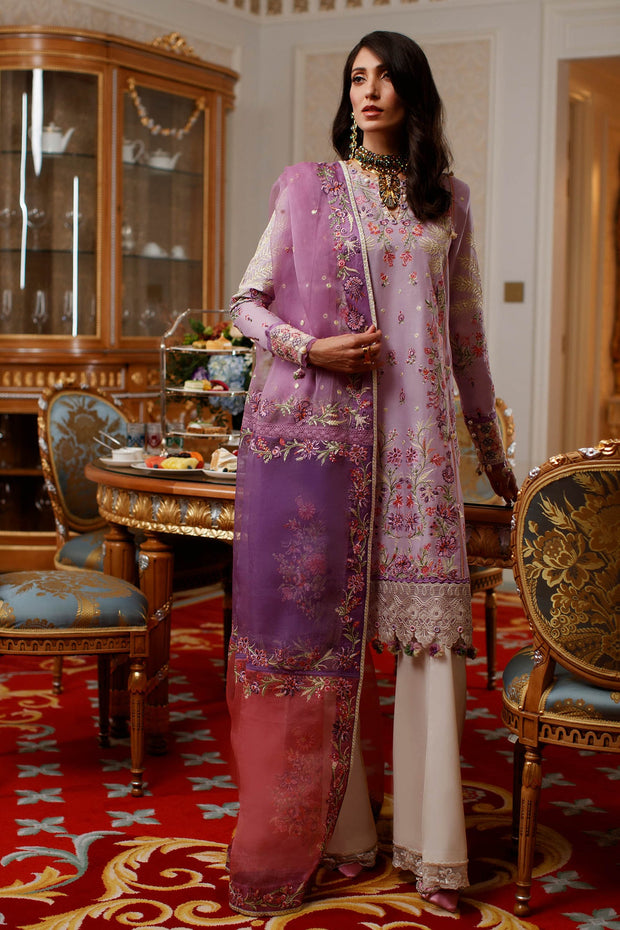Embroidered Plum Salwar Kameez Pakistani Eid Dress