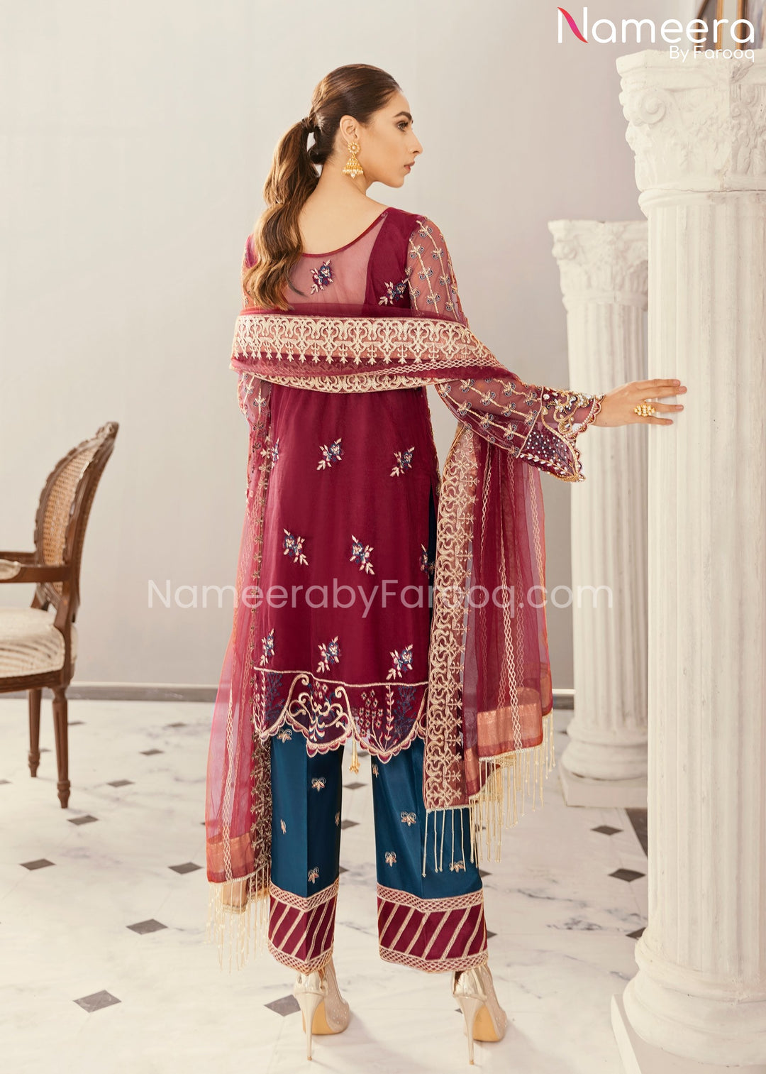 Embroidered Salwar Kameez Pakistani