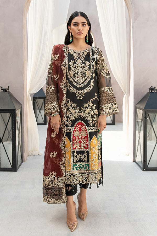 Embroidered Salwar Kameez Pakistani Black Dress for Eid