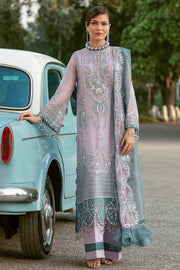 Embroidered Salwar Kameez in Lavender Shade 2022