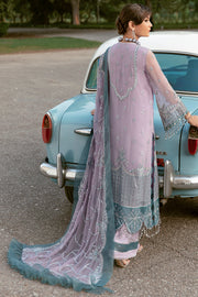 Embroidered Salwar Kameez in Lavender Shade Latest