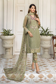 Embroidered Salwar Kameez in Pistachio Color 2022