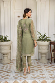 Embroidered Salwar Kameez in Pistachio Color Latest