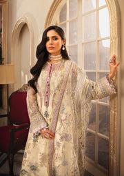 Embroidered Salwar Kameez is Pale Yellow Shade 2022