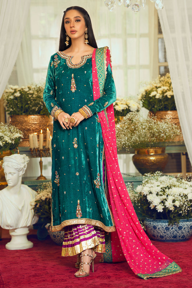 Embroidered Velvet Salwar Kameez Pakistani Wedding Dresses EXTRA SMALL Embroidered Velvet Salwar Kameez Pakistani Wedding Dresses EXTRA SMALL