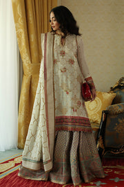 Embroidered White Gharara Kameez Pakistani Eid Dress