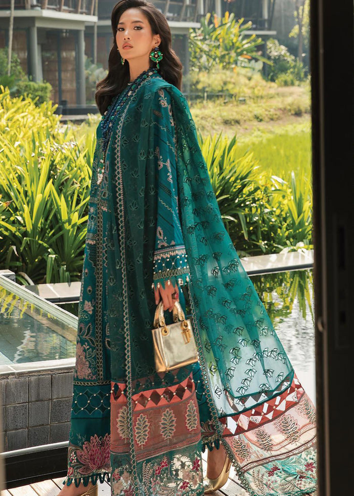Emerald green pakistani suit deals