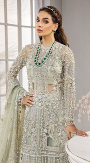 Emerald Green Lehenga Shirt Pakistani Wedding Party