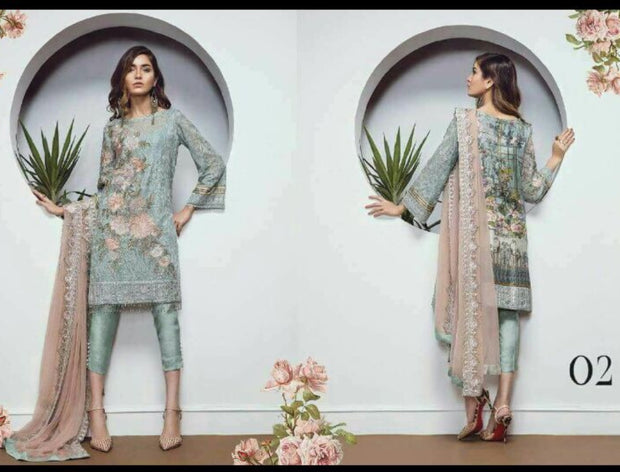 Beutifull dress by sareen in chiffon cloth Model #C  1138