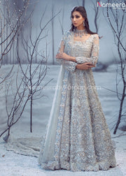 Fancy Bridal Maxi Dress Pakistani Online 2021 Front Look