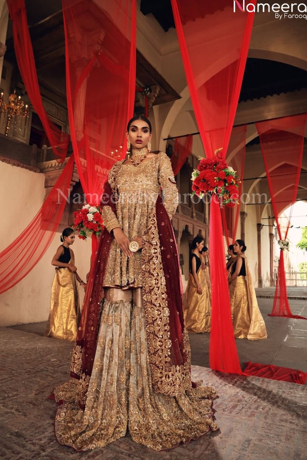 farshi gharara bridal