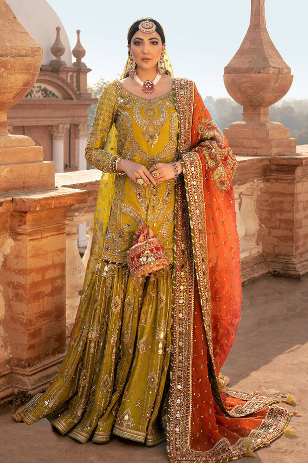 Farshi Gharara Kameez Pakistani Bridal Dress