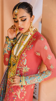Farshi Gharara with Kameez in Hot Pink Shade Latest