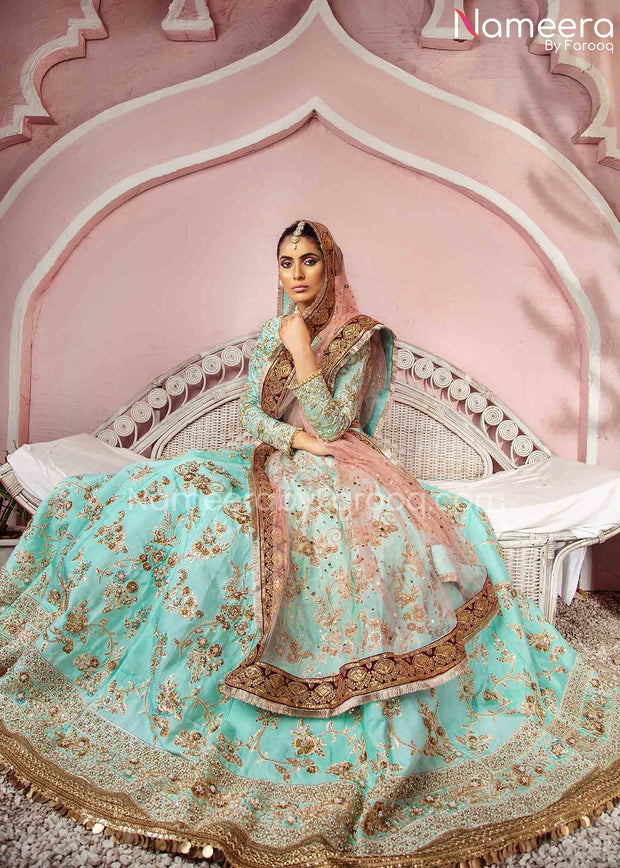 Ferozi Color Dress