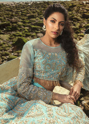 Ferozi Lehenga Choli Bridal Dress Pakistani Online