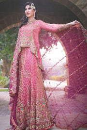 Beautiful fish shape lehnga dress in lavish Pink color