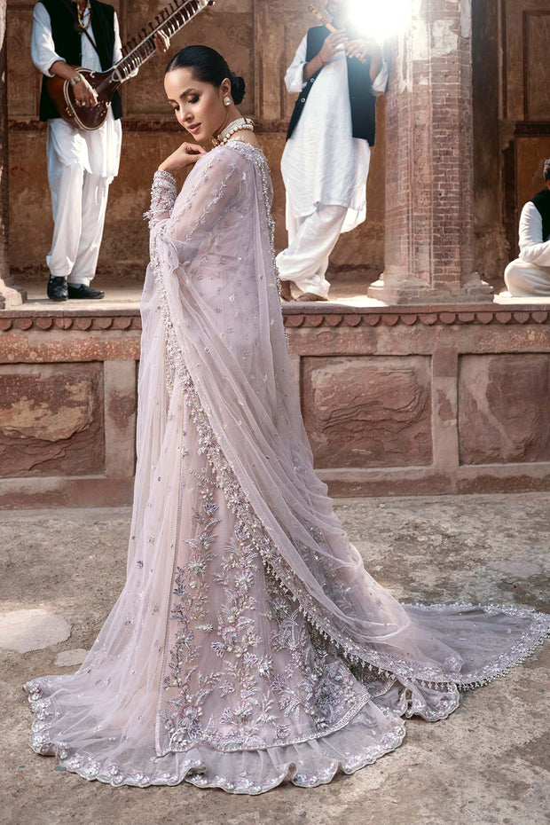 Flesh Pink Sharara Shirt Pakistani Wedding Party Wear 2023