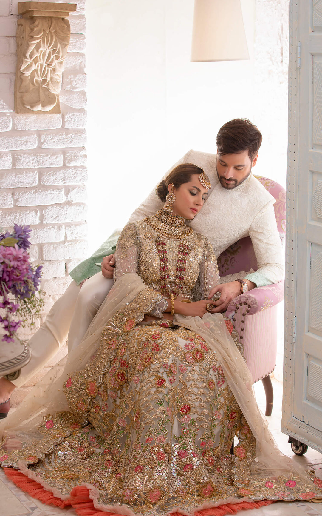 Floral Bridal Lehenga