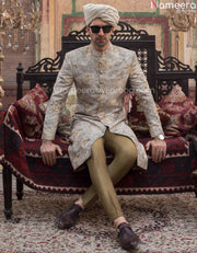 floral sherwani