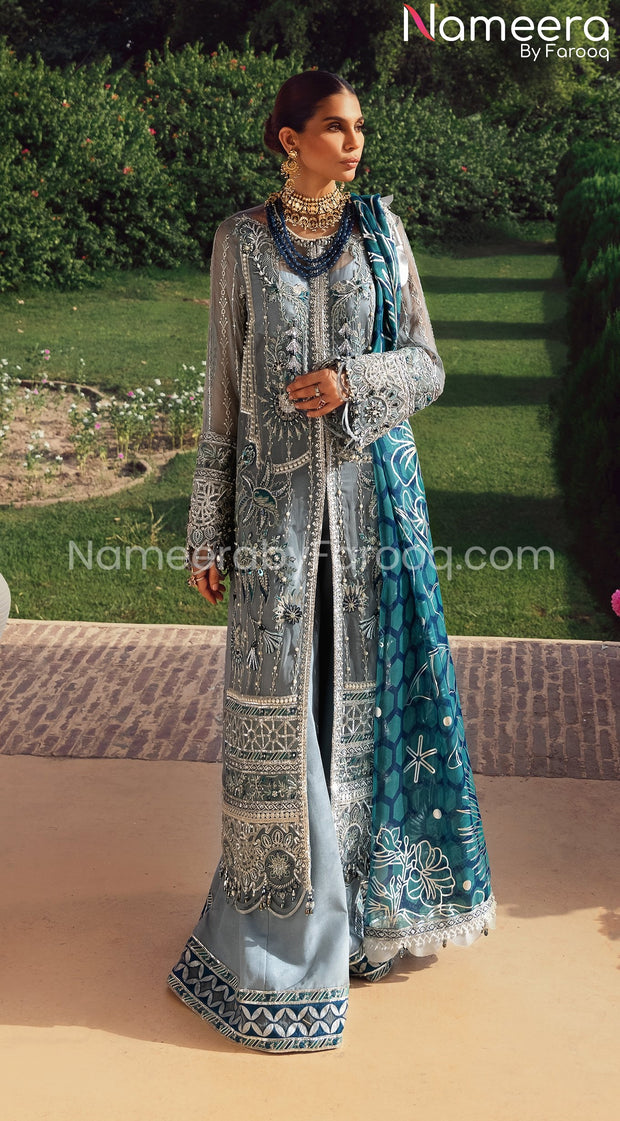 Formal Chiffon Dress by Pakistani Designers